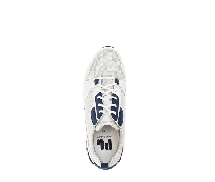 Pius Gabor Sneaker Low Weiß - Materialmix Leder/Textil