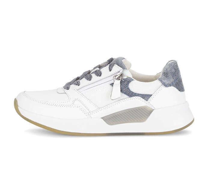 Gabor Sneaker Low Weiß - Materialmix Leder/Lederimitat