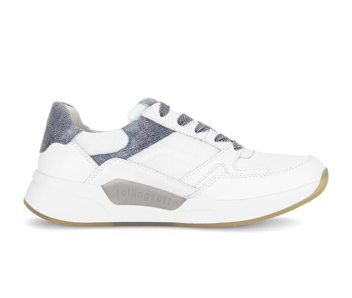 Gabor Sneaker Low Weiß - Materialmix Leder/Lederimitat