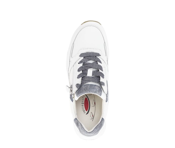 Gabor Sneaker Low Weiß - Materialmix Leder/Lederimitat