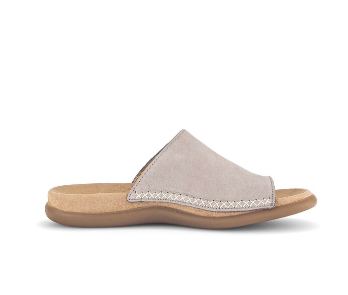 Gabor Zehentrenner Beige - Rauleder
