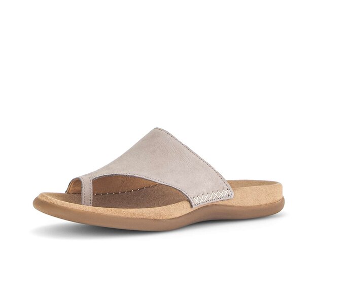 Gabor Zehentrenner Beige - Rauleder