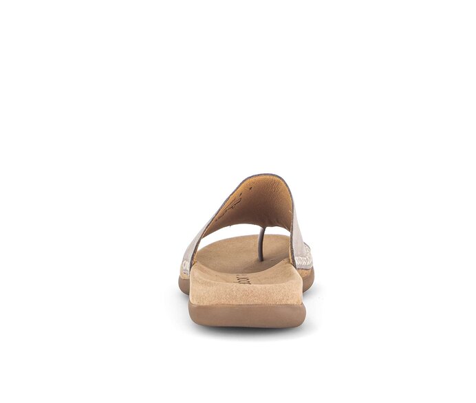 Gabor Zehentrenner Beige - Rauleder