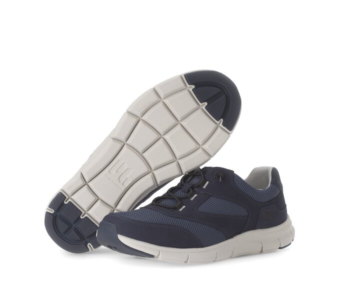 Pius Gabor Sneaker Low Blau - Materialmix Leder/Textil
