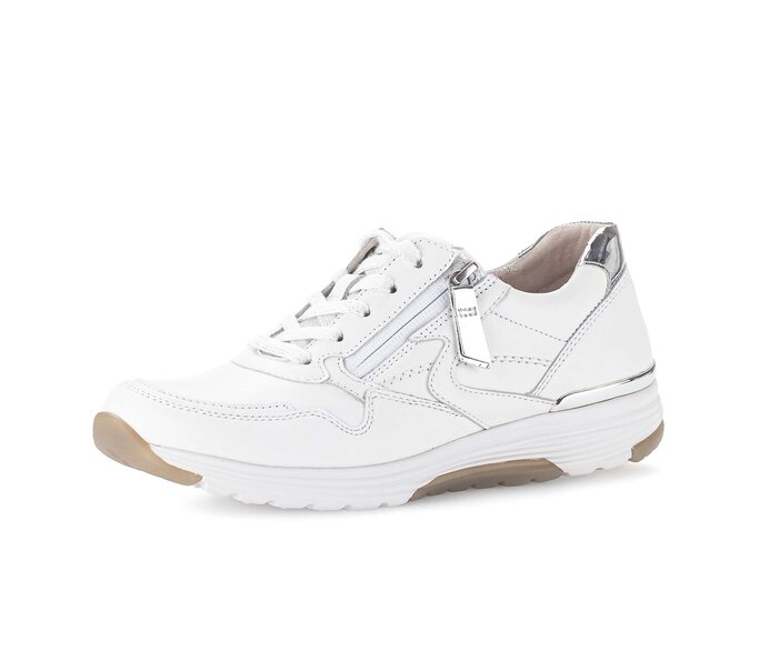 Gabor Sneaker Low Weiß - Materialmix Leder/Lederimitat