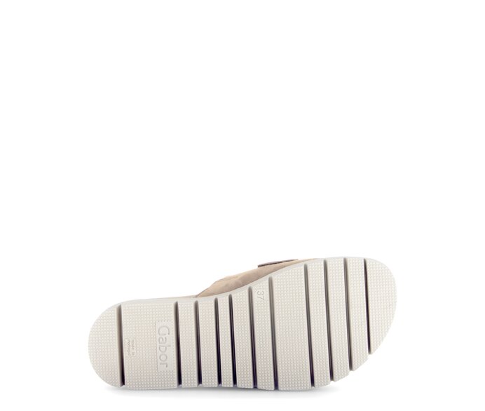 Gabor Pantolette Beige - Rauleder