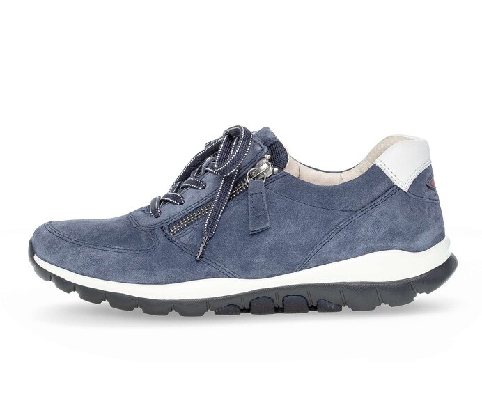 Gabor Sneaker Low Blau - Rauleder