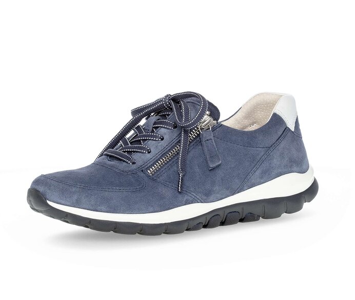 Gabor Sneaker Low Blau - Rauleder