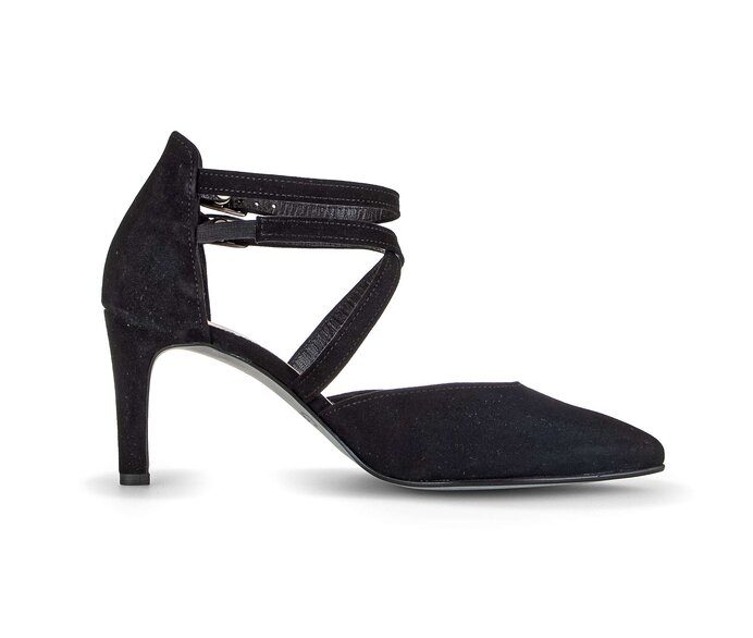 Gabor Spangenpumps Schwarz - Rauleder