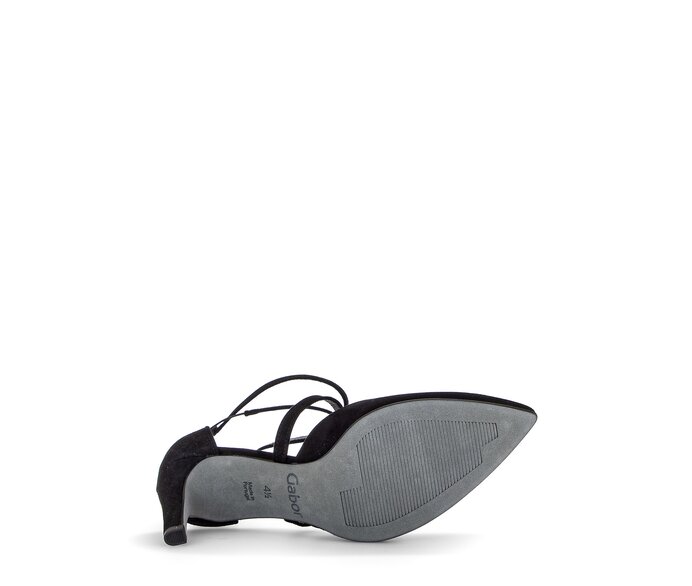 Gabor Spangenpumps Schwarz - Rauleder