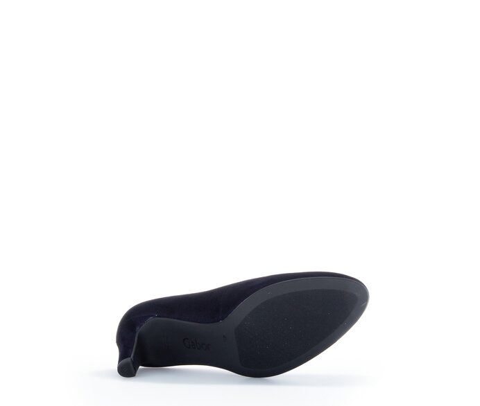 Gabor Eleganter Pumps Blau - Rauleder
