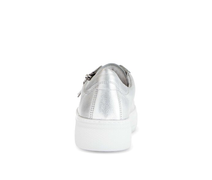 Gabor Sneaker Low Silber - Effektleder