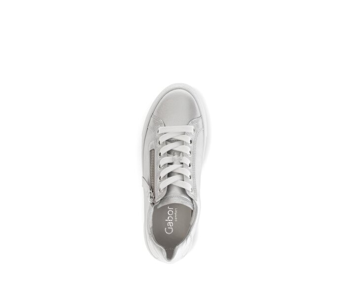 Gabor Sneaker Low Silber - Effektleder
