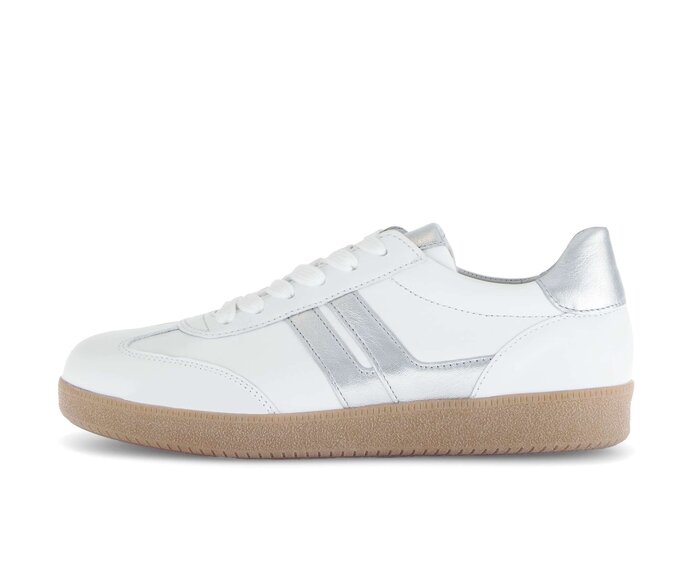 Gabor Sneaker Low Weiß - Materialmix Leder