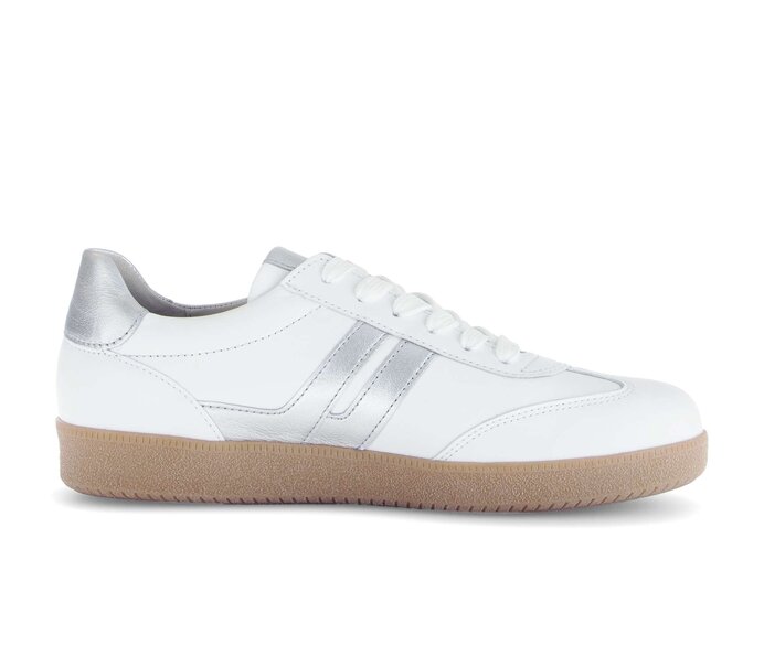 Gabor Sneaker Low Weiß - Materialmix Leder