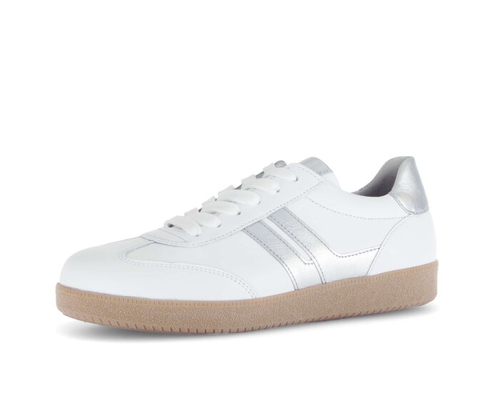 Gabor Sneaker Low Weiß - Materialmix Leder
