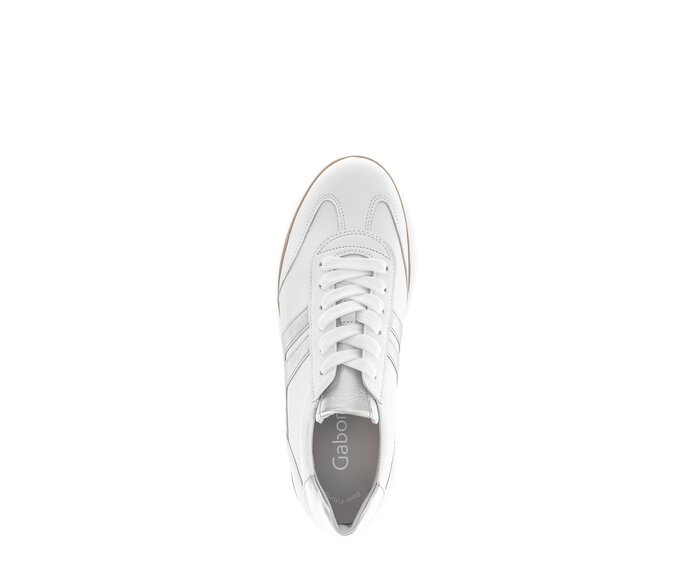 Gabor Sneaker Low Weiß - Materialmix Leder