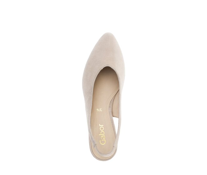 Gabor Slingpumps Beige - Rauleder