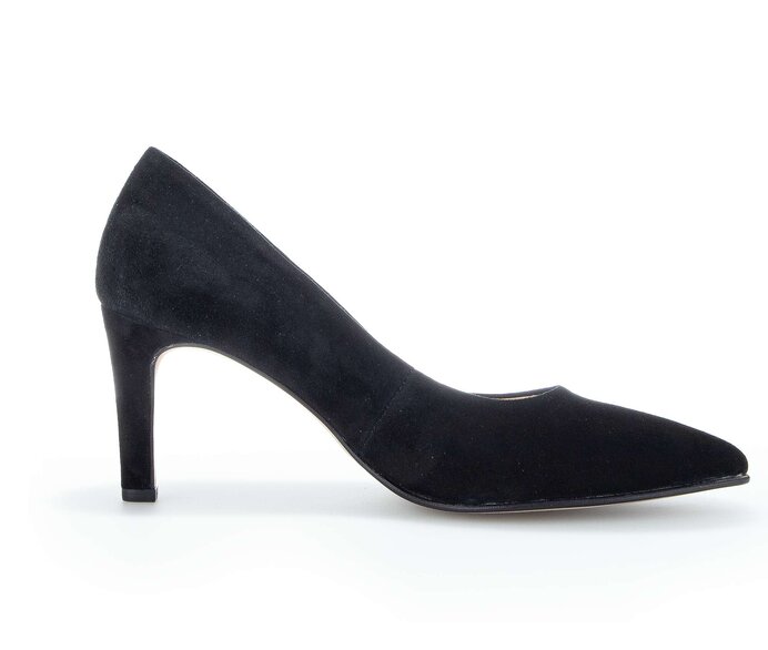 Gabor Eleganter Pumps Schwarz - Rauleder
