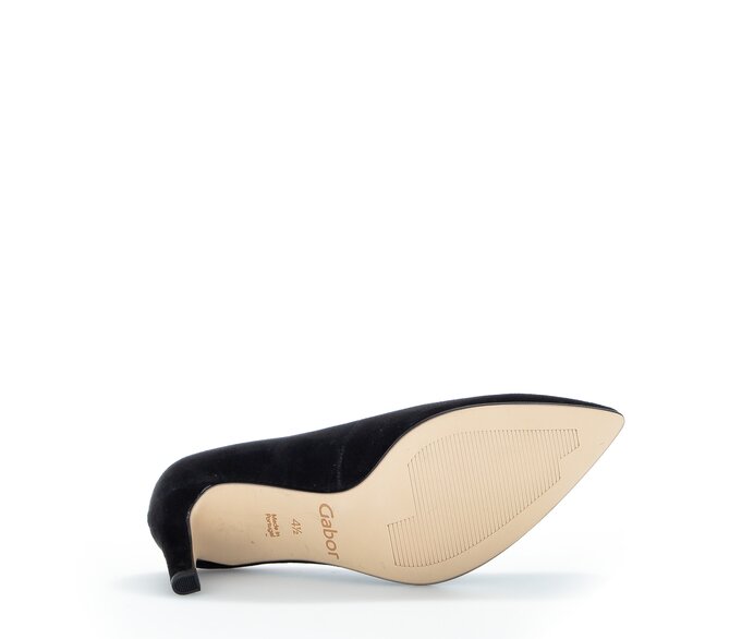 Gabor Eleganter Pumps Schwarz - Rauleder