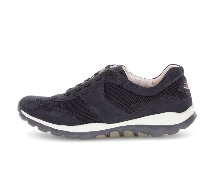 Gabor Sneaker Low Blau - Materialmix Leder/Lederimitat