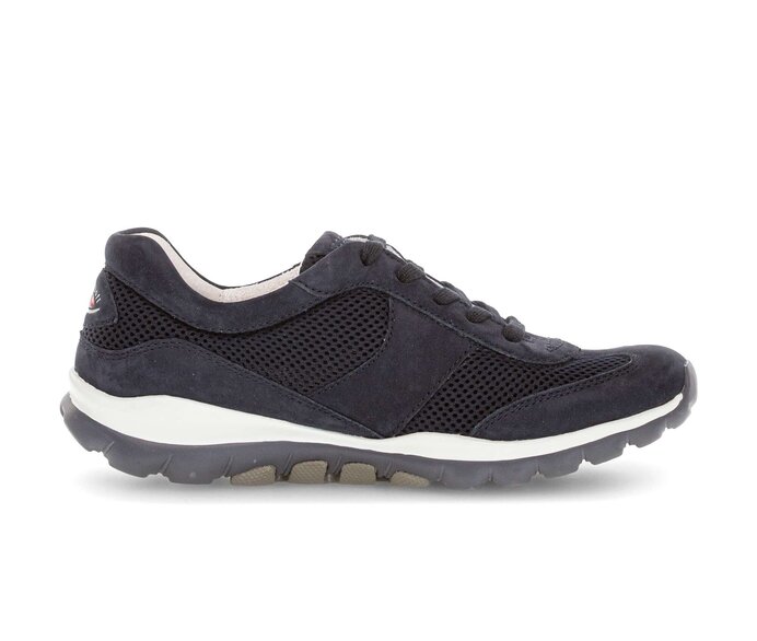 Gabor Sneaker Low Blau - Materialmix Leder/Lederimitat