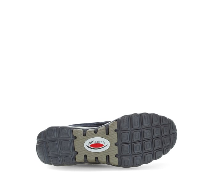 Gabor Sneaker Low Blau - Materialmix Leder/Lederimitat
