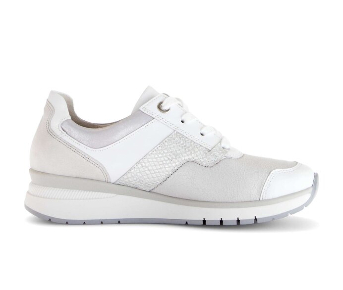 Gabor Sneaker Low Weiß - Materialmix Leder/Lederimitat