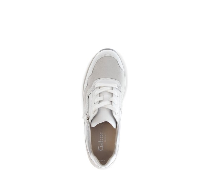 Gabor Sneaker Low Weiß - Materialmix Leder/Lederimitat