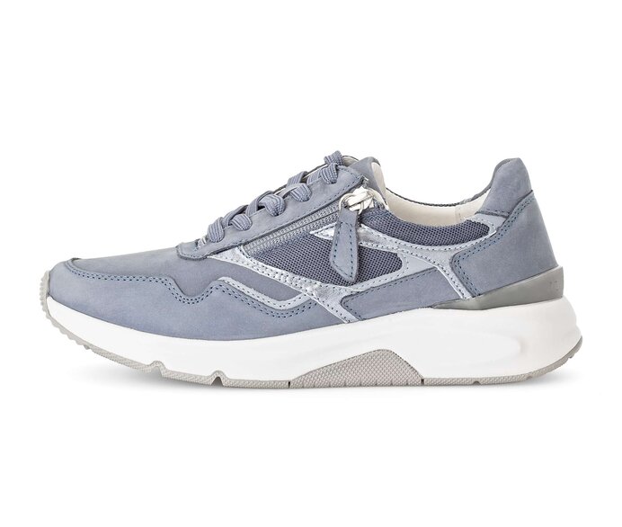 Gabor Sneaker Low Blau - Rauleder