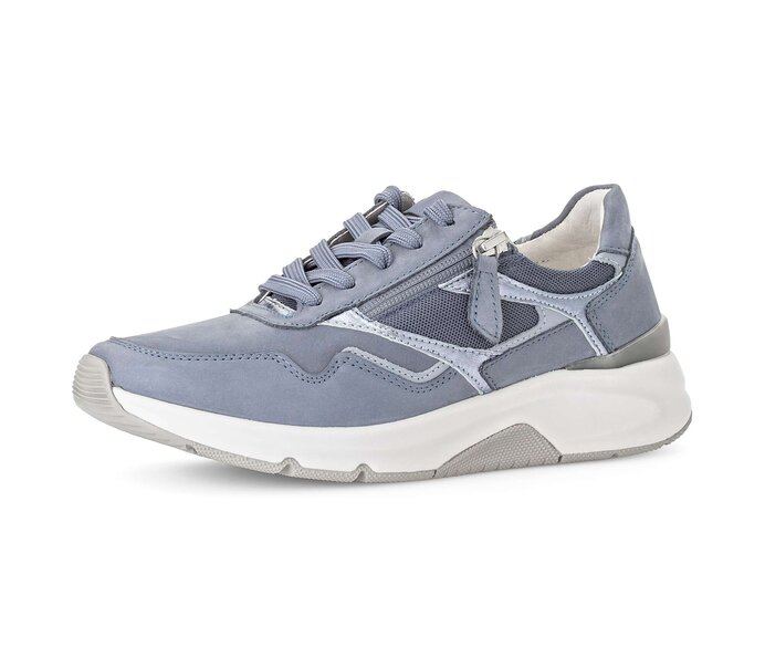 Gabor Sneaker Low Blau - Rauleder