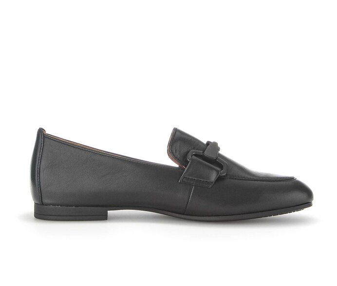 Gabor Slipper Schwarz - Glattleder