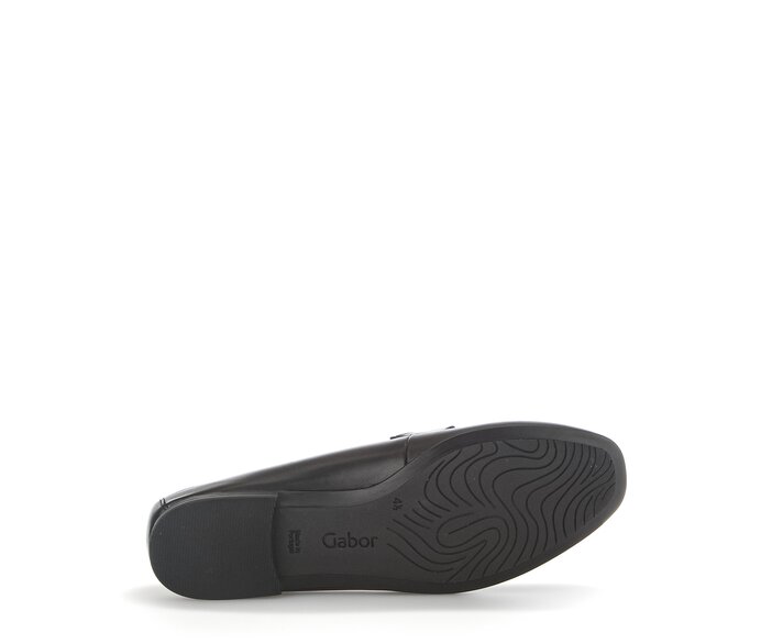 Gabor Slipper Schwarz - Glattleder