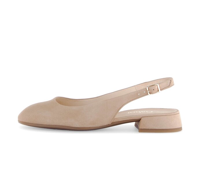Gabor Slingpumps Beige - Rauleder