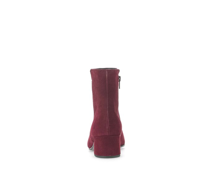 Gabor Elegante Stiefelette Rot - Rauleder