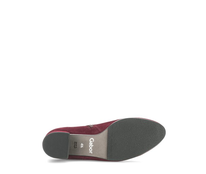 Gabor Elegante Stiefelette Rot - Rauleder