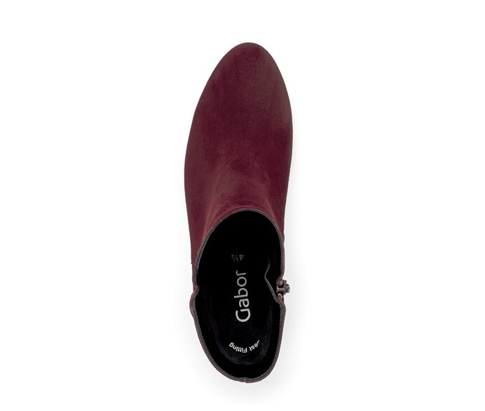Gabor Elegante Stiefelette Rot - Rauleder