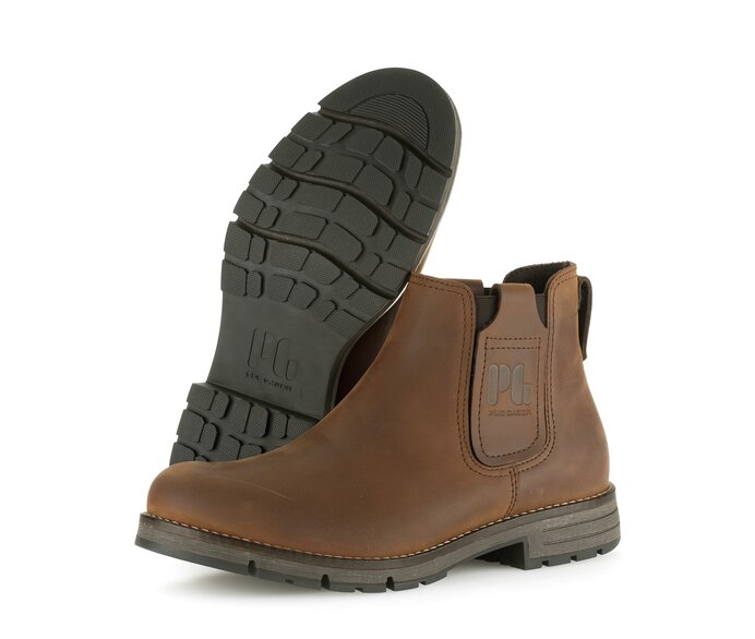 Pius Gabor Chelsea Boot Braun - Fettleder
