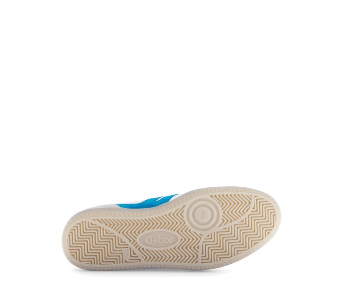 Gabor Sneaker Low Blau - Materialmix Leder