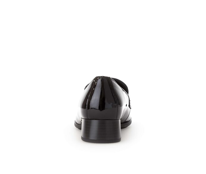 Gabor Hochfrontpumps Schwarz - Lackleder