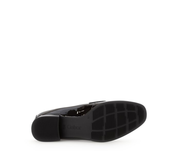 Gabor Hochfrontpumps Schwarz - Lackleder