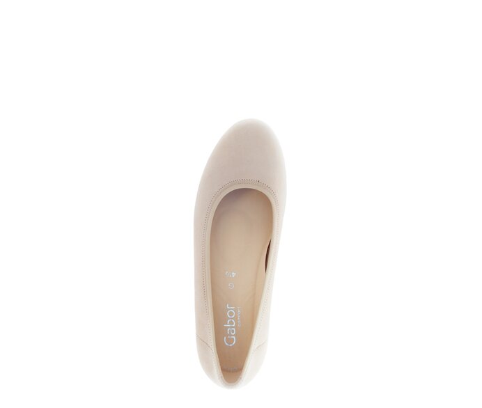 Gabor Sportliche Ballerina Beige - Rauleder