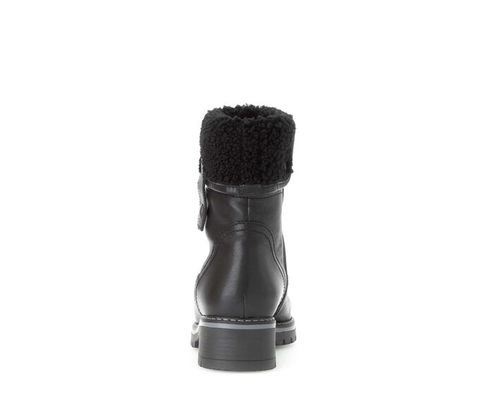 Gabor Winterstiefelette Schwarz - Materialmix Leder/Lederimitat