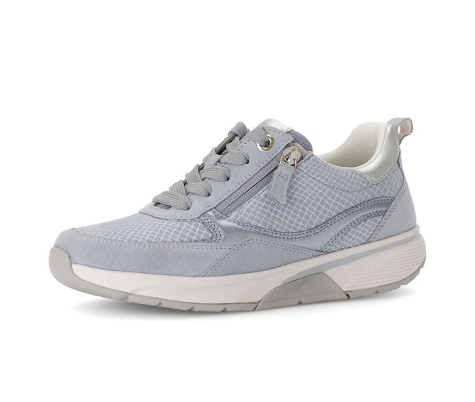 Gabor Sneaker Low Blau - Materialmix Leder/Lederimitat