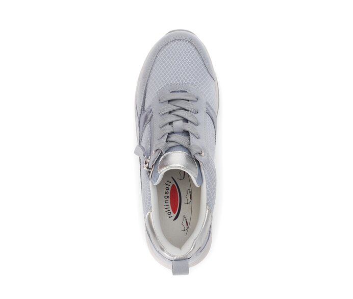 Gabor Sneaker Low Blau - Materialmix Leder/Lederimitat