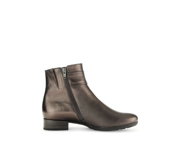 Gabor Elegante Stiefelette Bronze - Glattleder