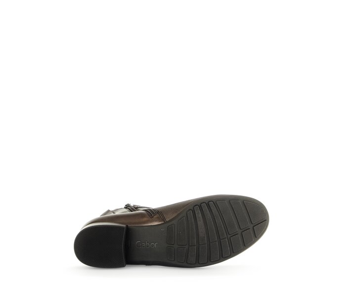 Gabor Elegante Stiefelette Bronze - Glattleder