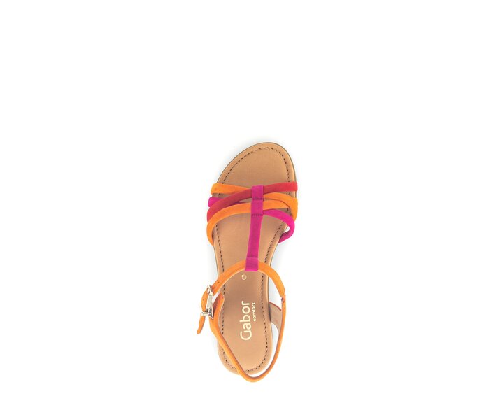 Gabor Riemchensandale Multicolour - Rauleder