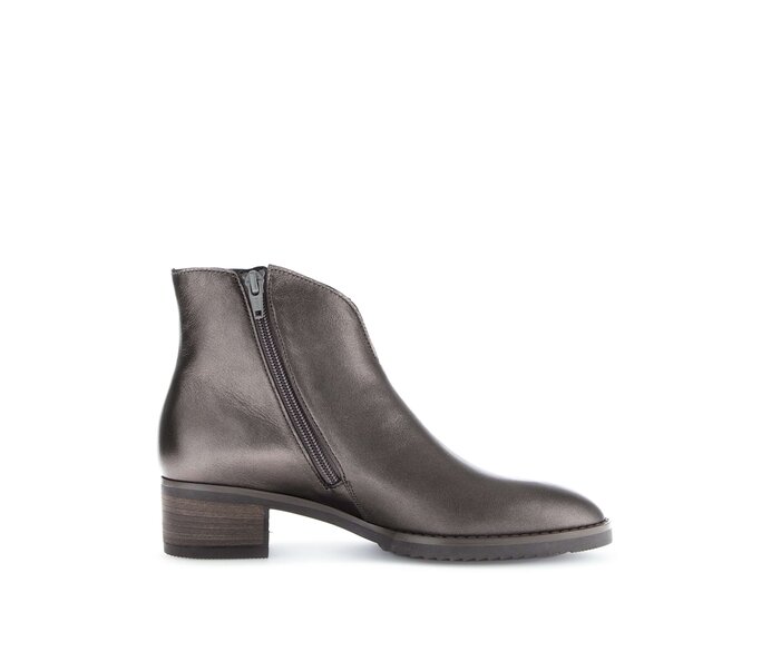 Gabor Elegante Stiefelette Bronze - Glattleder