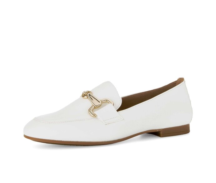 Gabor Slipper Creme - Glattleder